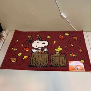 Peanuts Snoopy Harvest Fall Accent Rug 20x32in